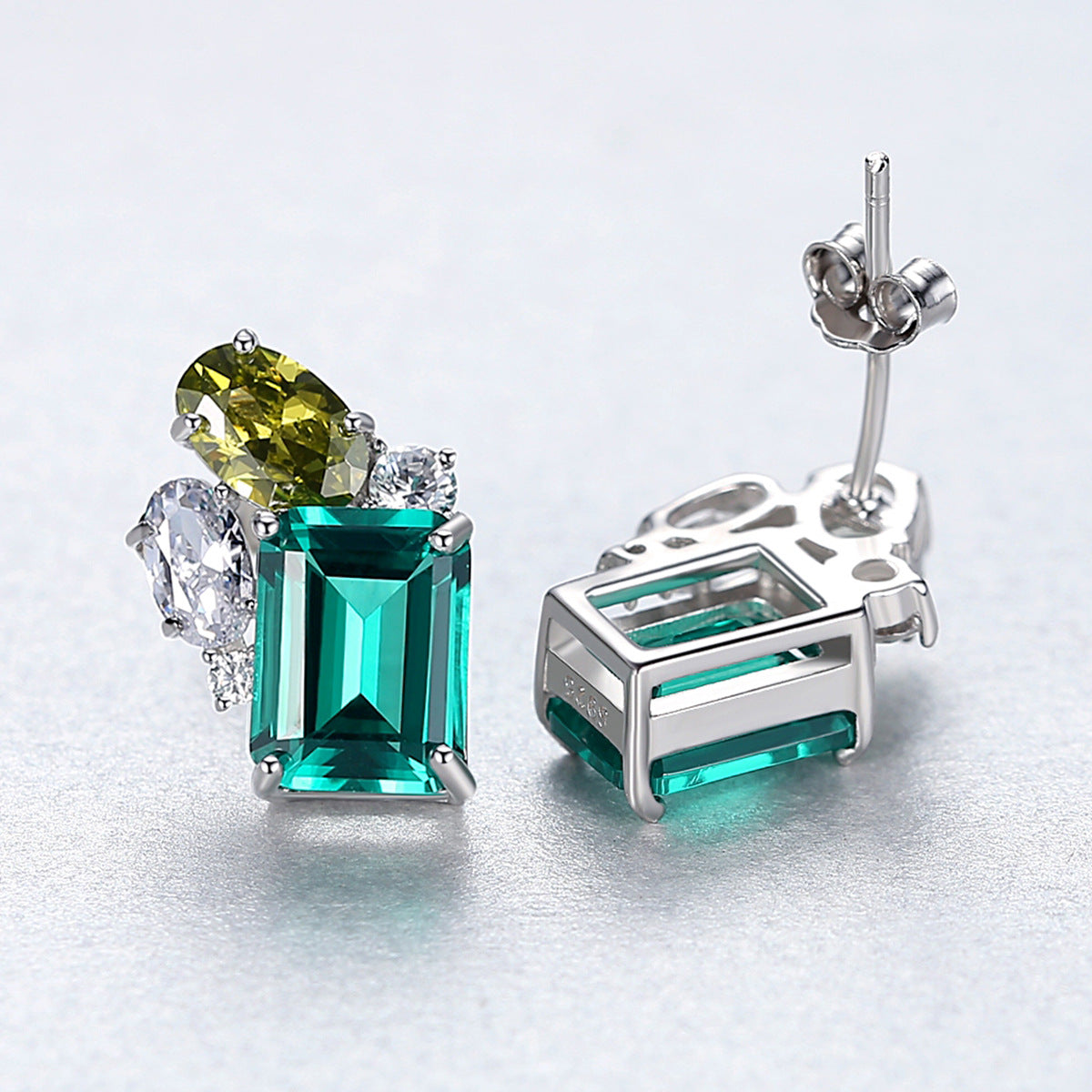 Emerald Gemstone Earrings