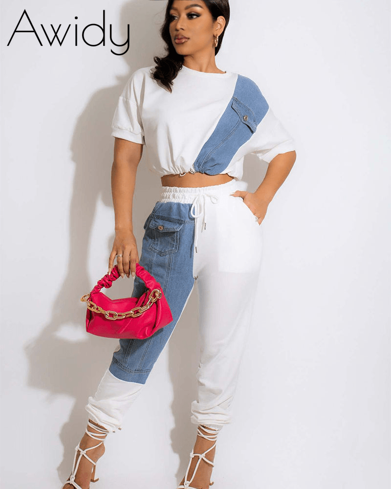Denim Leisurewear Sports Suit