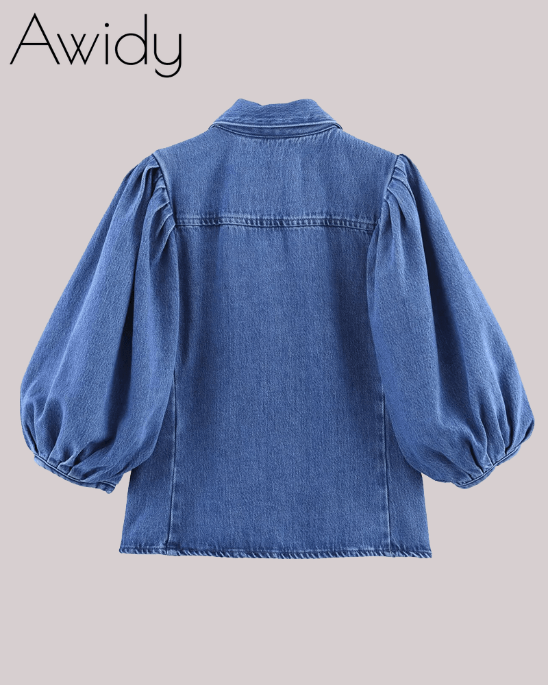 Blue Muse Top