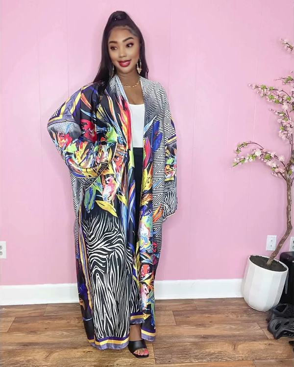 Winner Kimono Blackwhite11 ONESIZE
