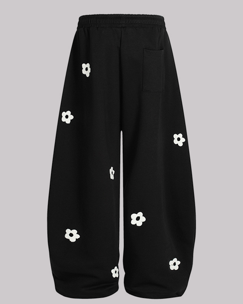 DailyGarden Embroidery Sweatpants