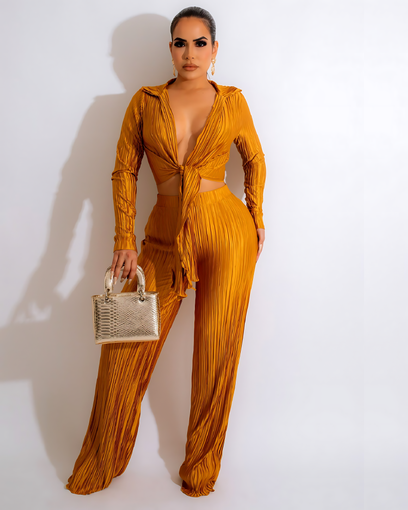 Azaria Babe Pant Set Yellow