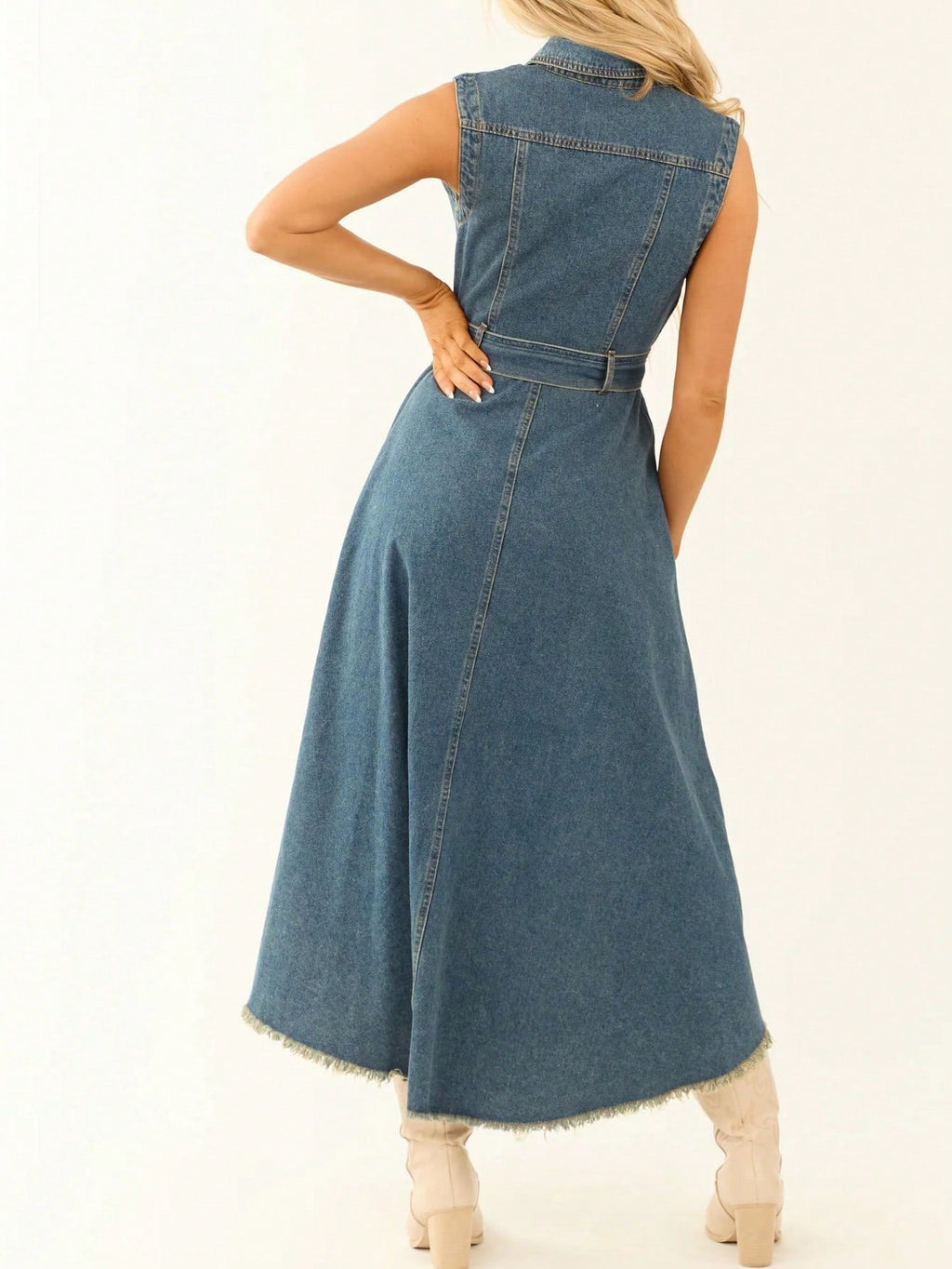 Denim Sleeveless Dress