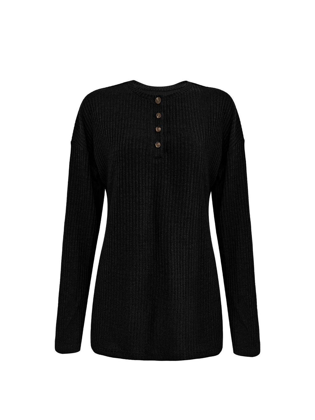 Fall and Winter Casual Zipper Loose Knit Sweater