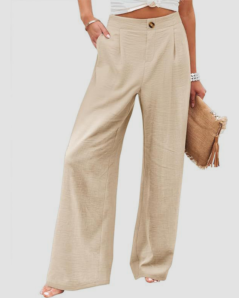 Loose but Polished Satin Pants