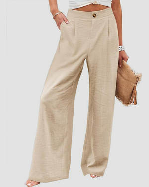 Loose but Polished Satin Pants