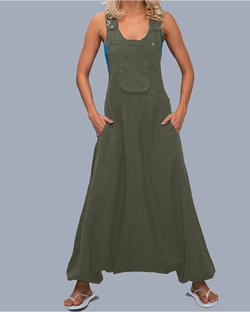 Too Legit to Quit Overalls ArmyGreen
