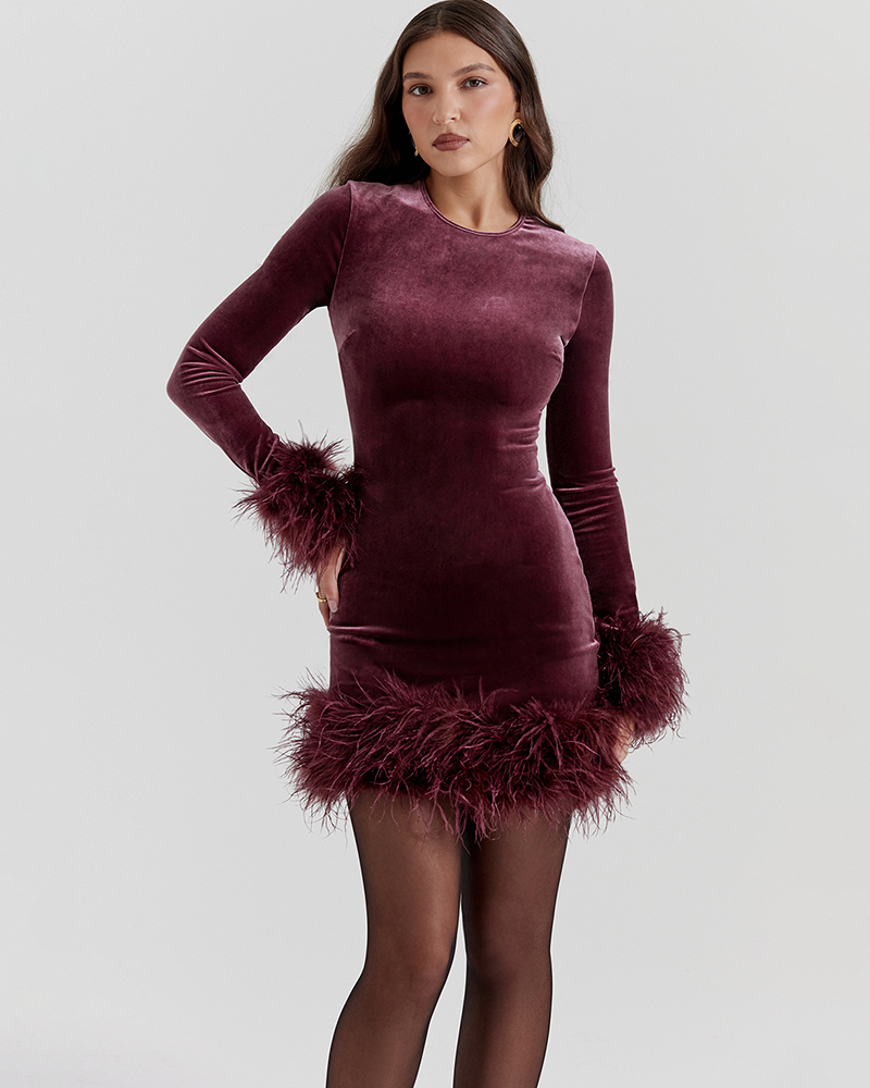 Feather Touch Knit Dress