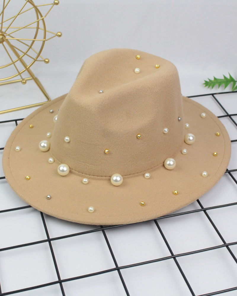 Pearl love Fedora KHAKI