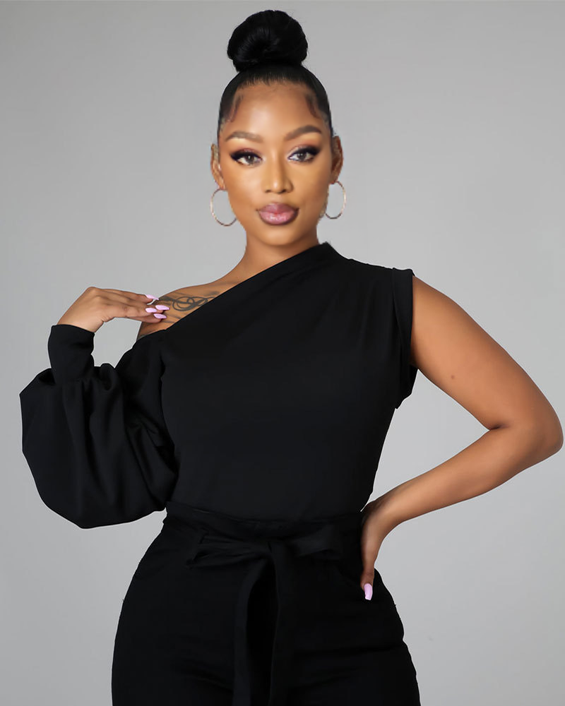 Too Blessed Top Black