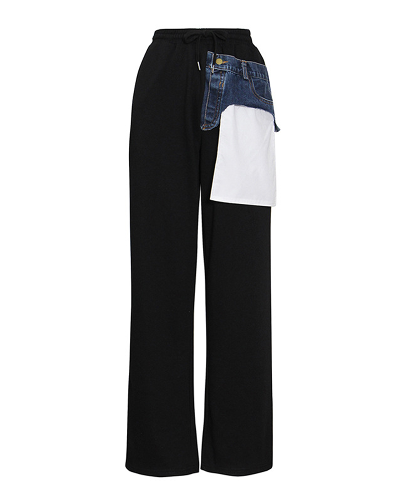 SWITCH IT UP Sweatpant Black