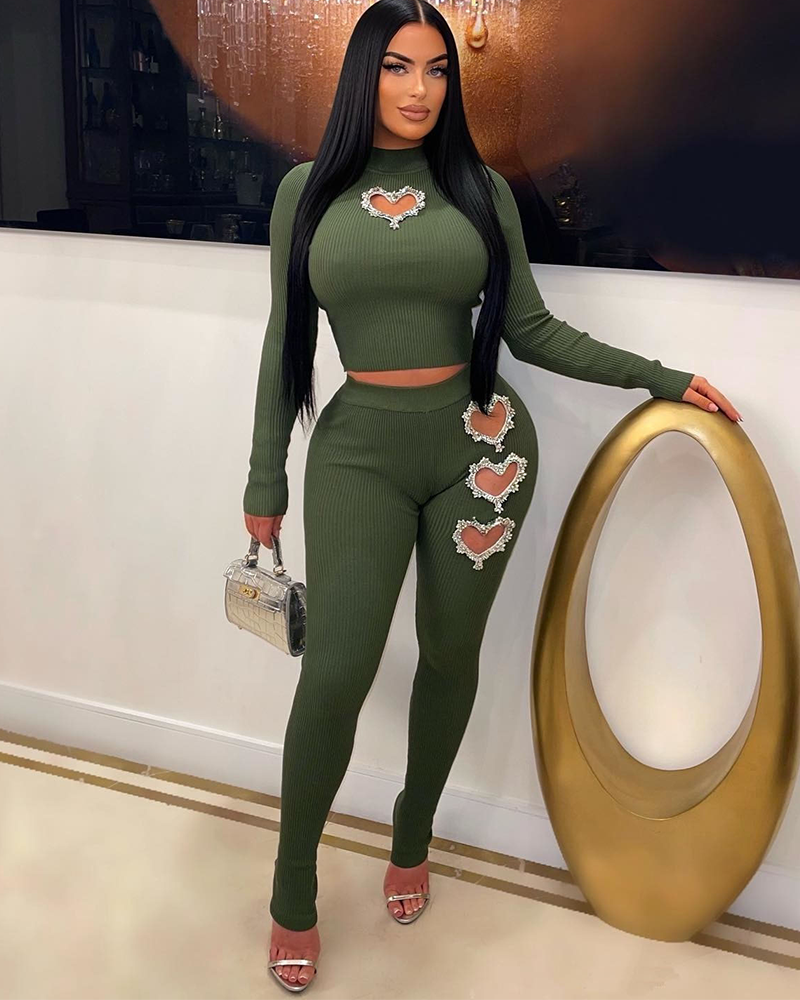 Love me set ARMYGREEN