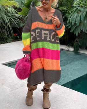 Peace Sweater Dress