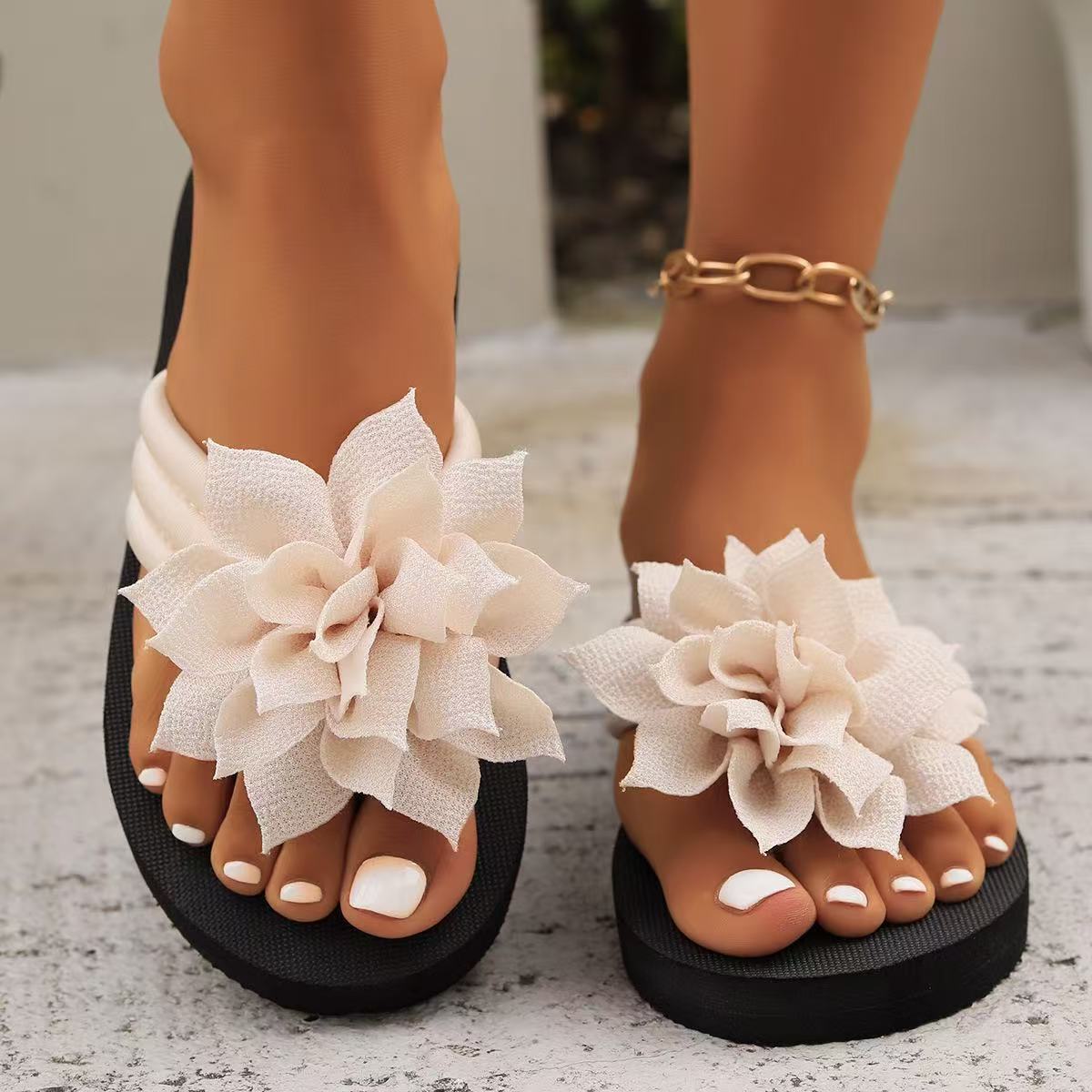 Floral Flat Women's Sandal Slippers