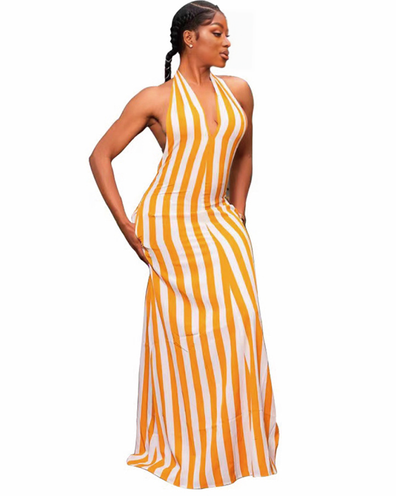 Vacay Babe Dress Yellow