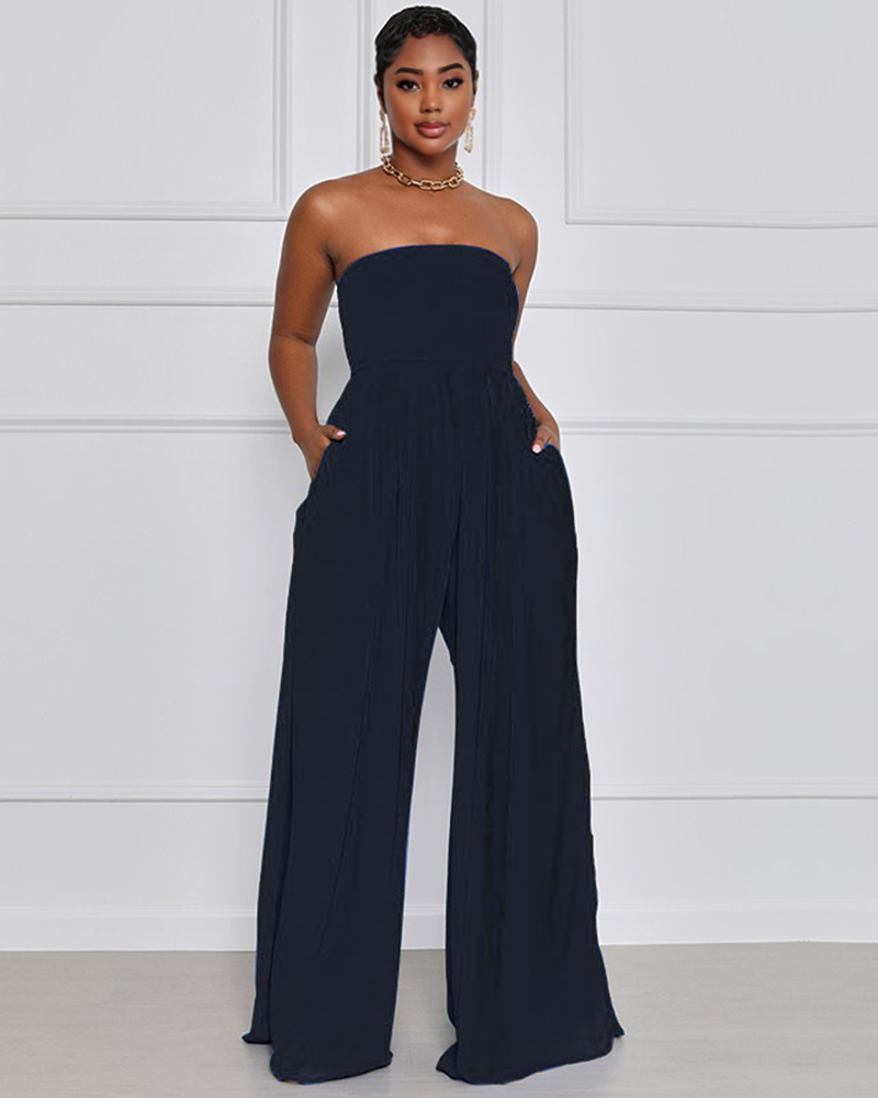 Free Flare Jumpsuit BLACK
