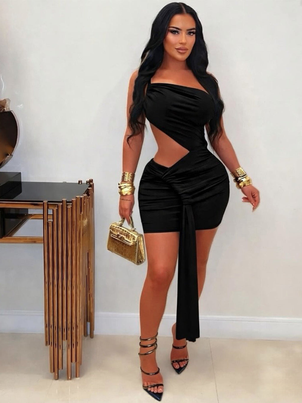 One-Shoulder Dress for Evening Parties