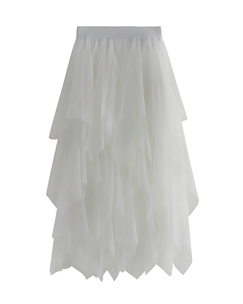 Jonae Tulle Skirt White One Size fits up to 2XL