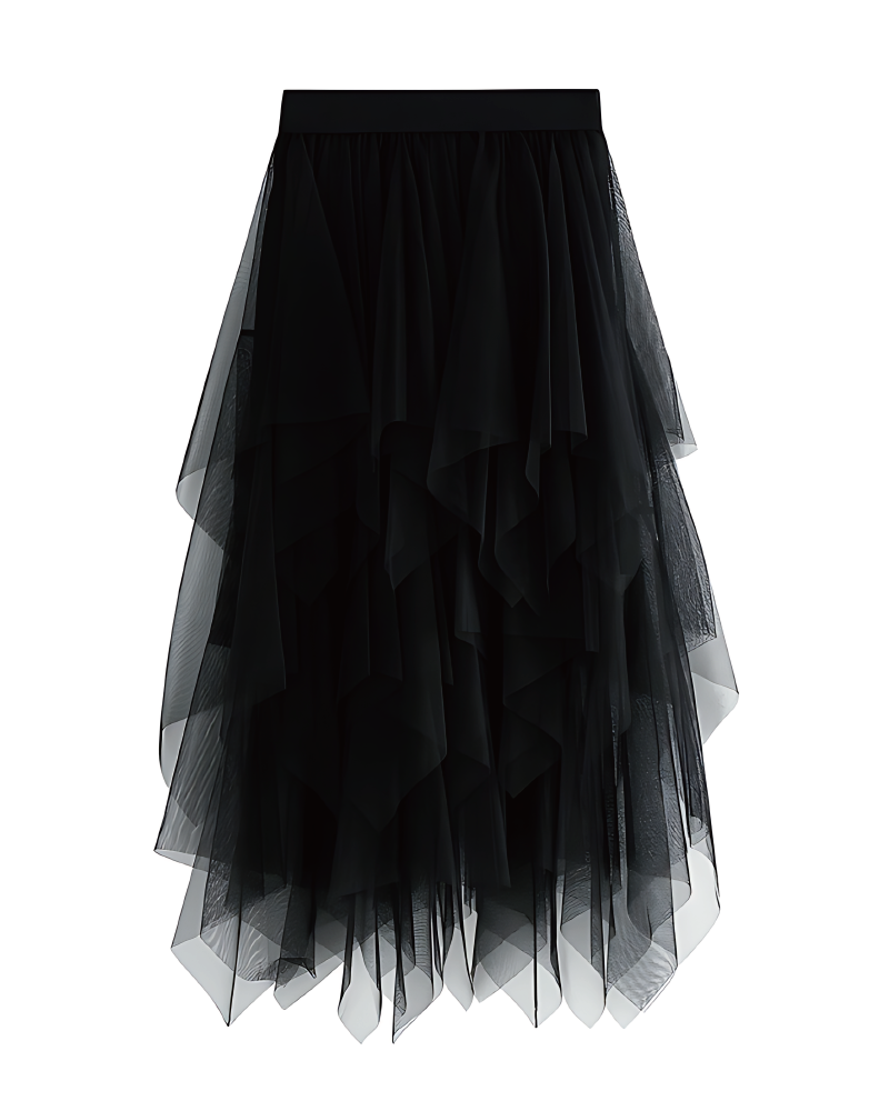 Jonae Tulle Skirt Black One Size fits up to 2XL