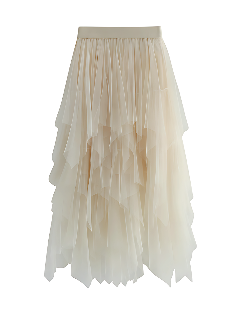 Jonae Tulle Skirt Cream One Size fits up to 2XL