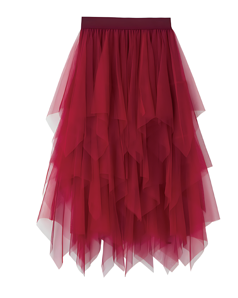 Jonae Tulle Skirt Red One Size fits up to 2XL