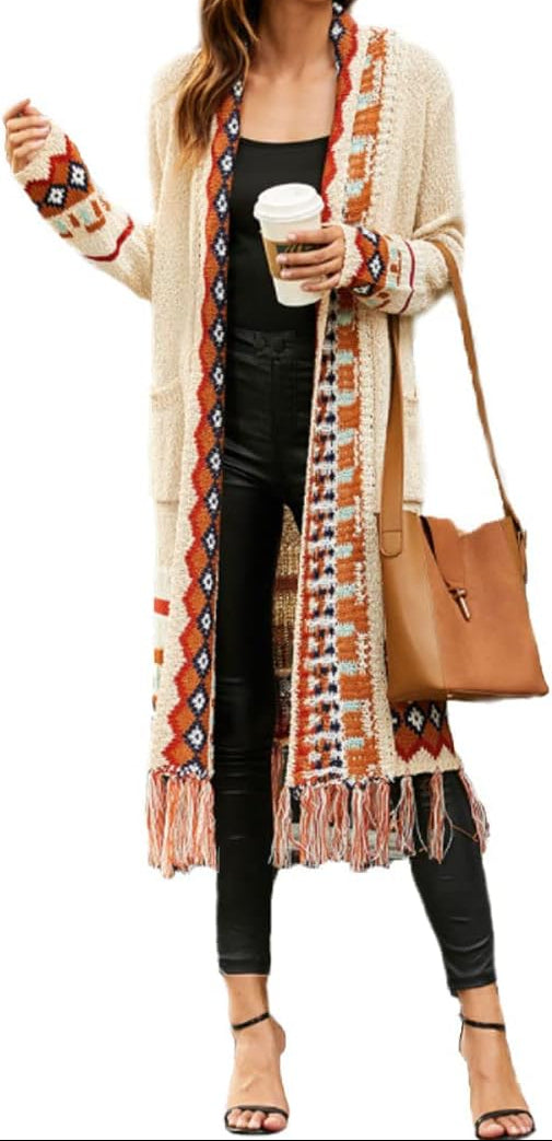 BOHO Fringe Cardigan