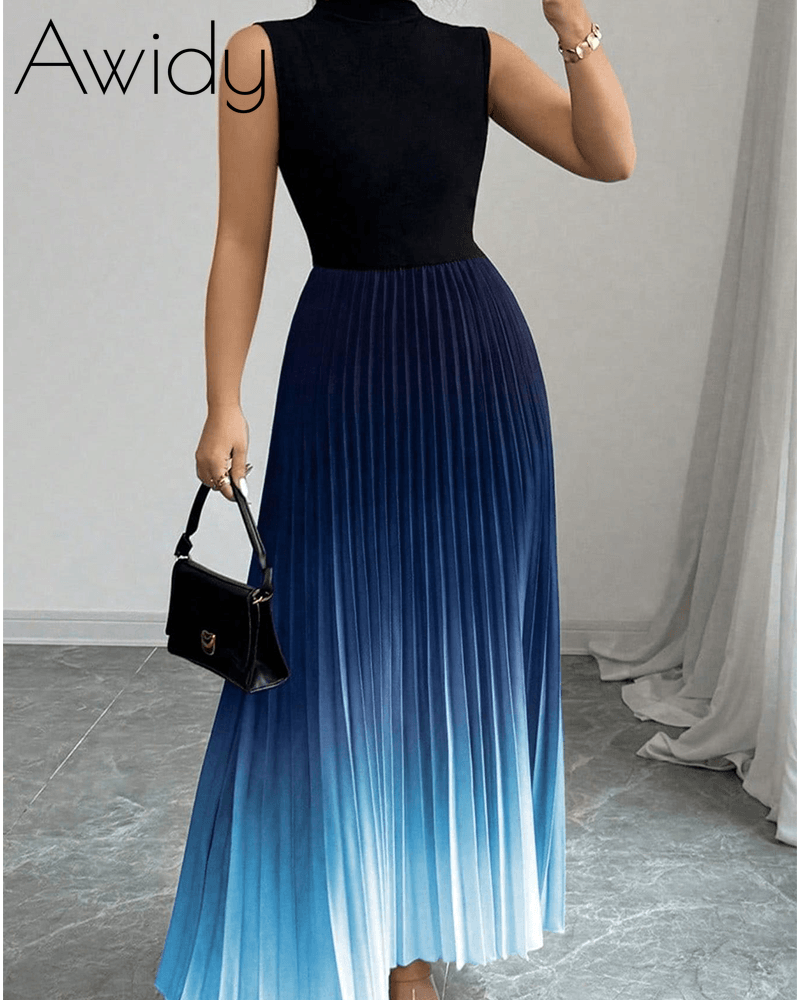 Ombre Print Tank Dress