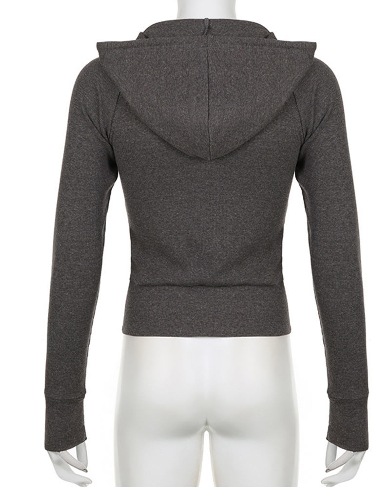 Baddie Zip-Up Hoodie