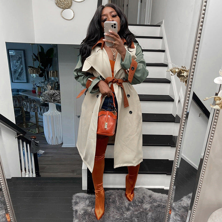 Fashionable Fall/Winter Casual Trench Coat
