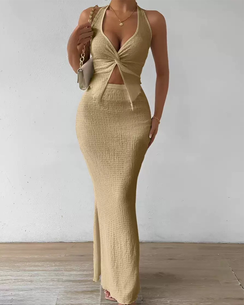 The Twist Edit Skirt Set