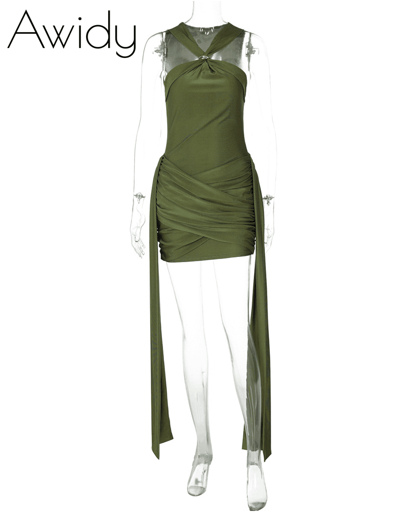 Summer Glow Halter Dress