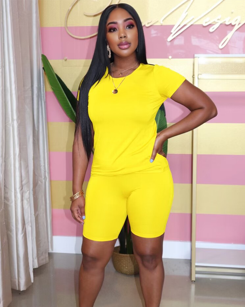 THE BIKER SET Yellow