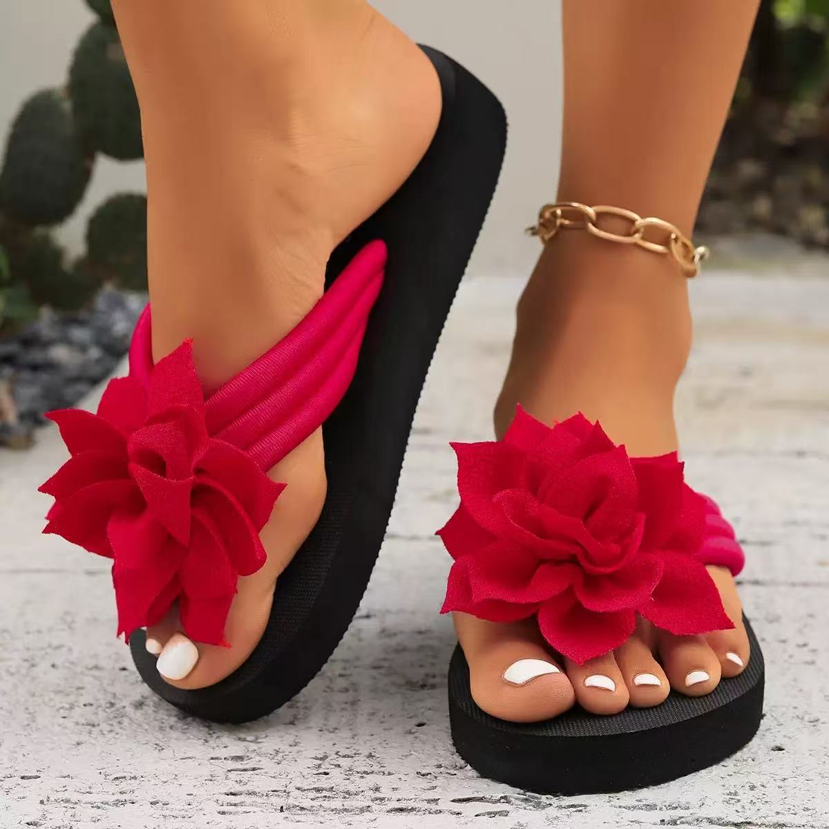 Floral Flat Women's Sandal Slippers