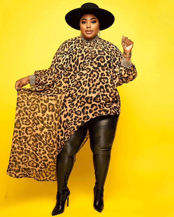 Camouflage Dress/Top Leopard