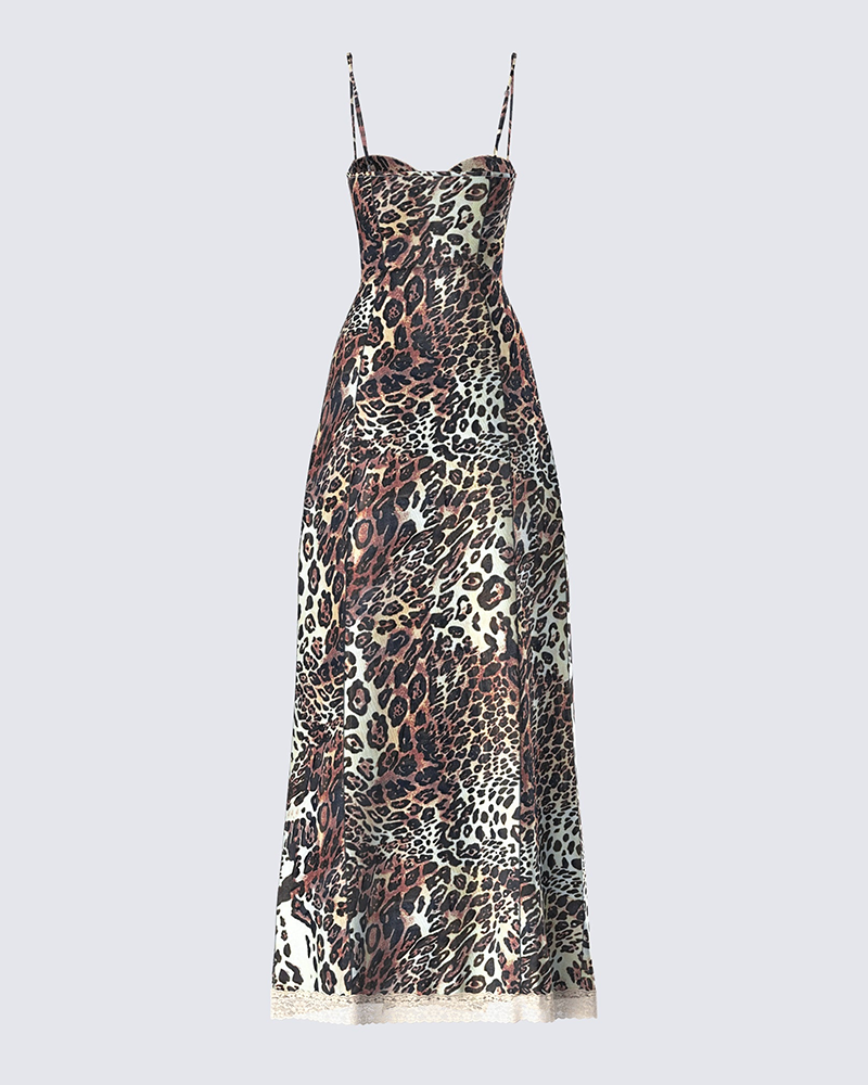 The Leopard Issue Maxi Dress