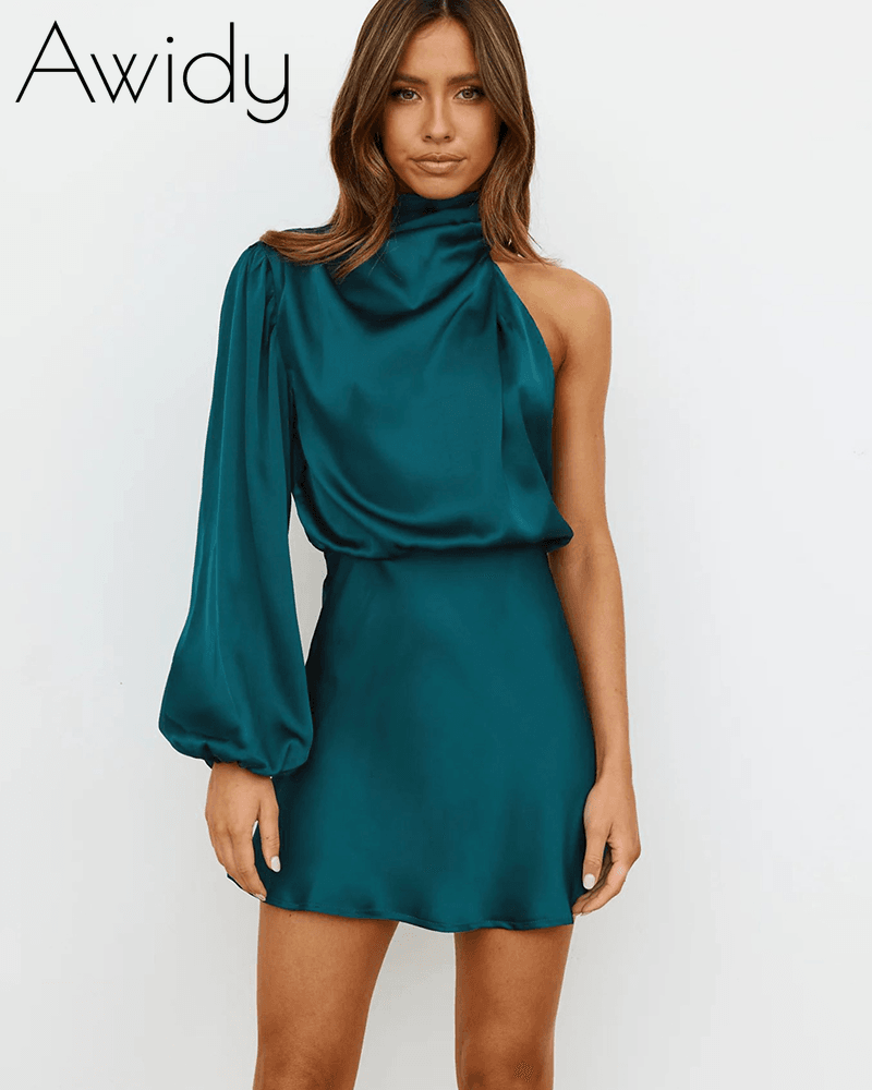 Glowline One-Sleeve Dress