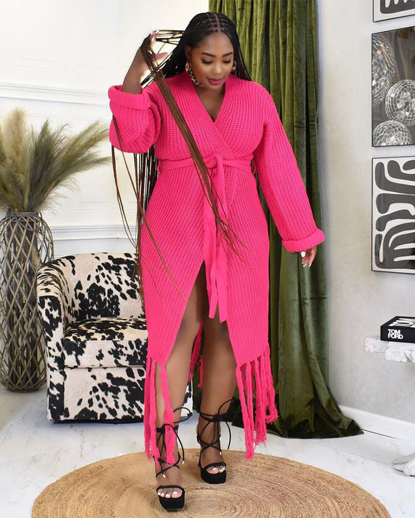 Zoe cardigan Fuchsia