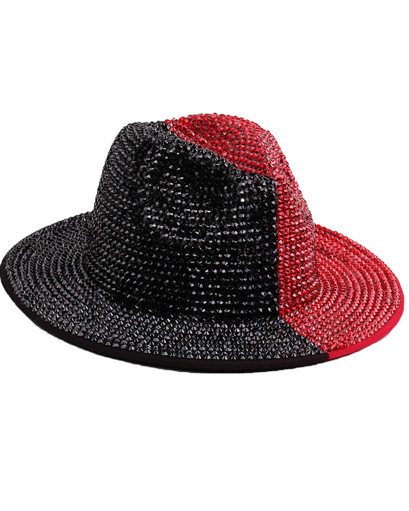 Stardust Brilliance Fedora Onesize Red