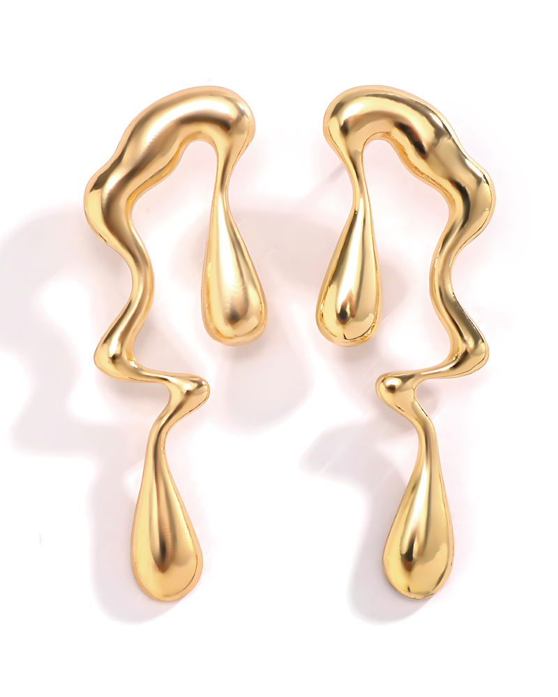 Lyric Earrings Gold