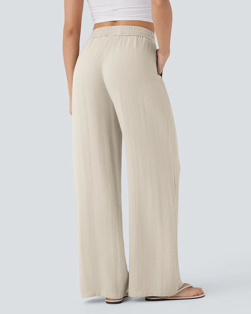 Palm Breeze Linen Pants