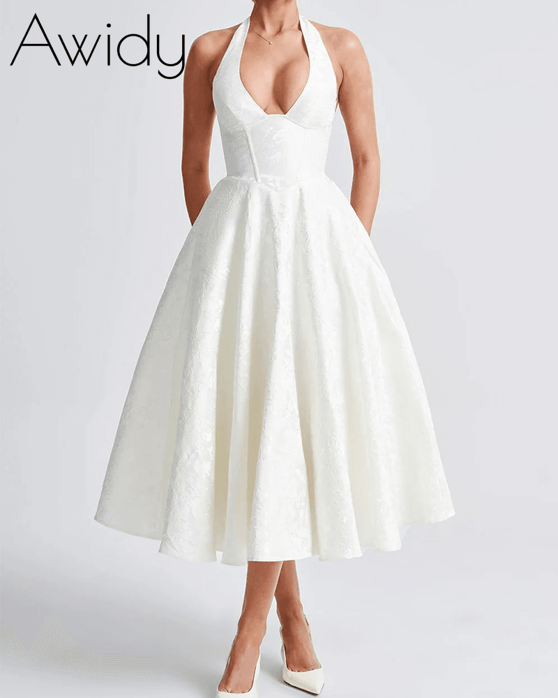 Graceful Backless Evening Dress