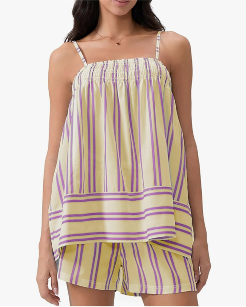 Striped Breeze Set Light Yellow