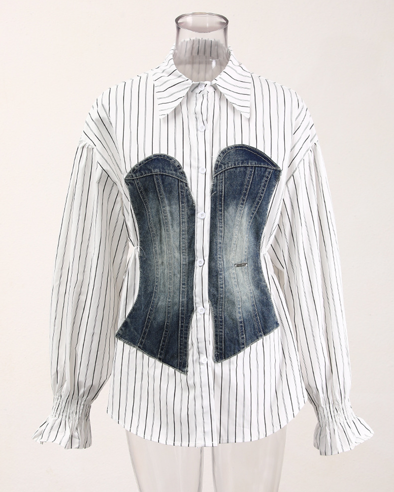 Best Believe Top Stripe XL