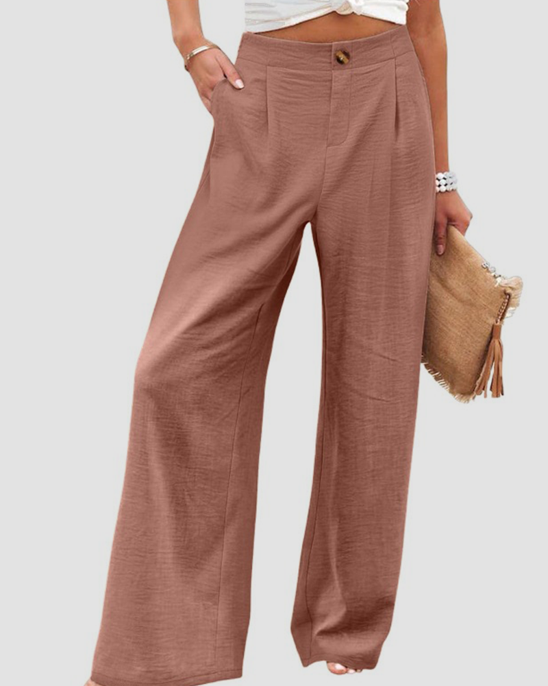 Loose but Polished Satin Pants