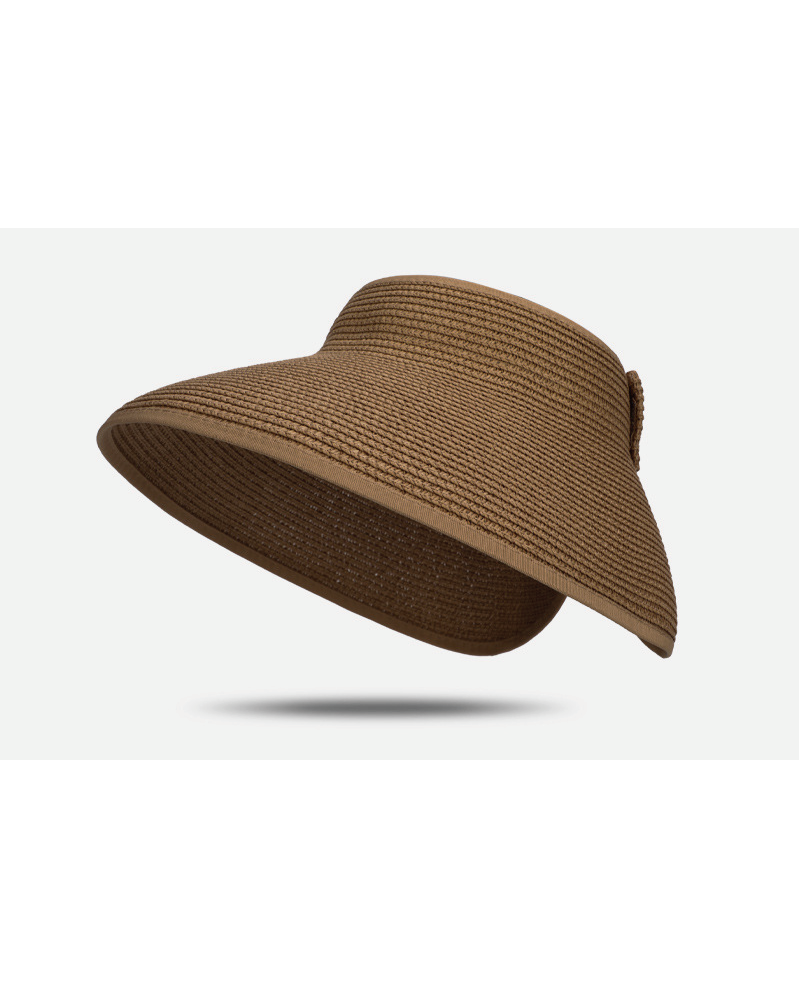 Foldable Easy Carry Straw Sun Visor Hat