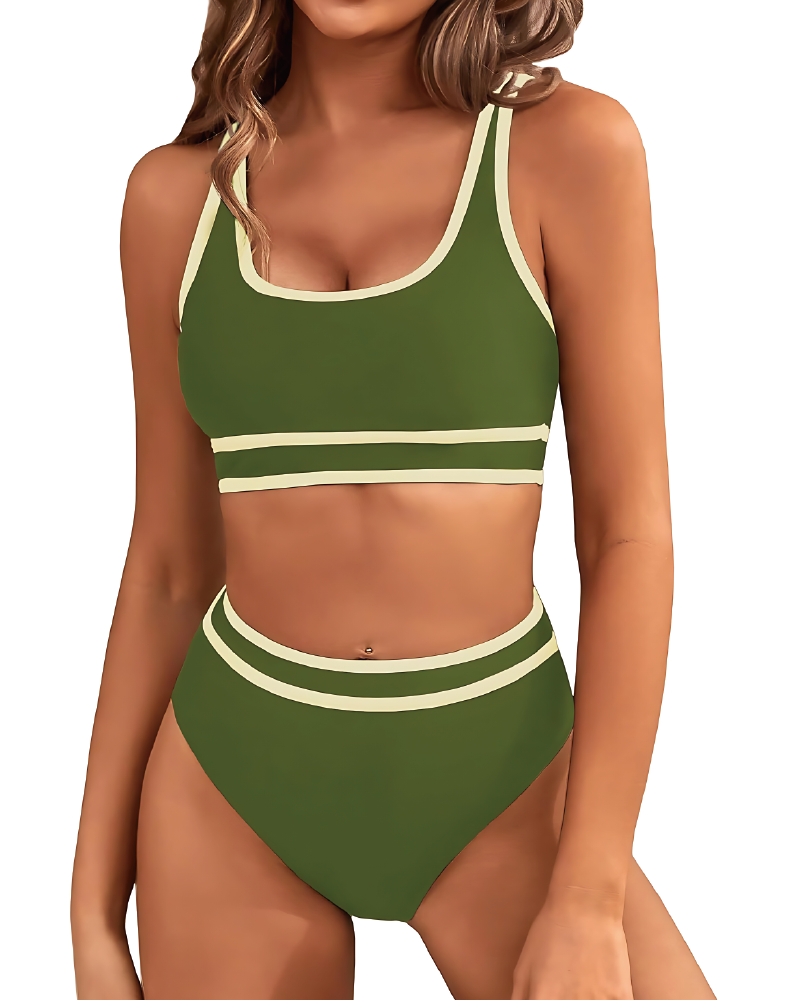 2pc Aylin Swim Set Olive