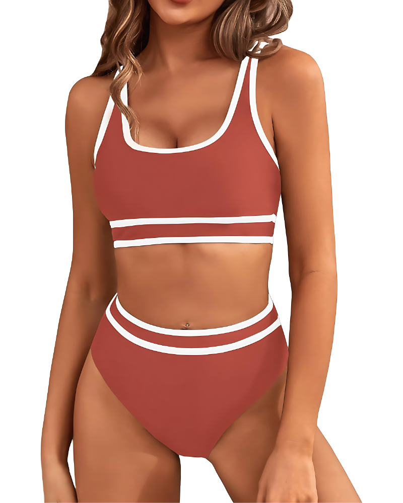 2pc Aylin Swim Set Rust