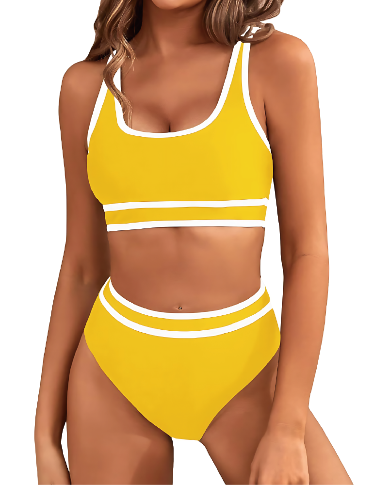 2pc Aylin Swim Set Yellow