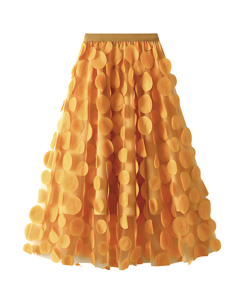 Ariyah Baby Skirt Mustard One Size Easily Fits up to 1XL