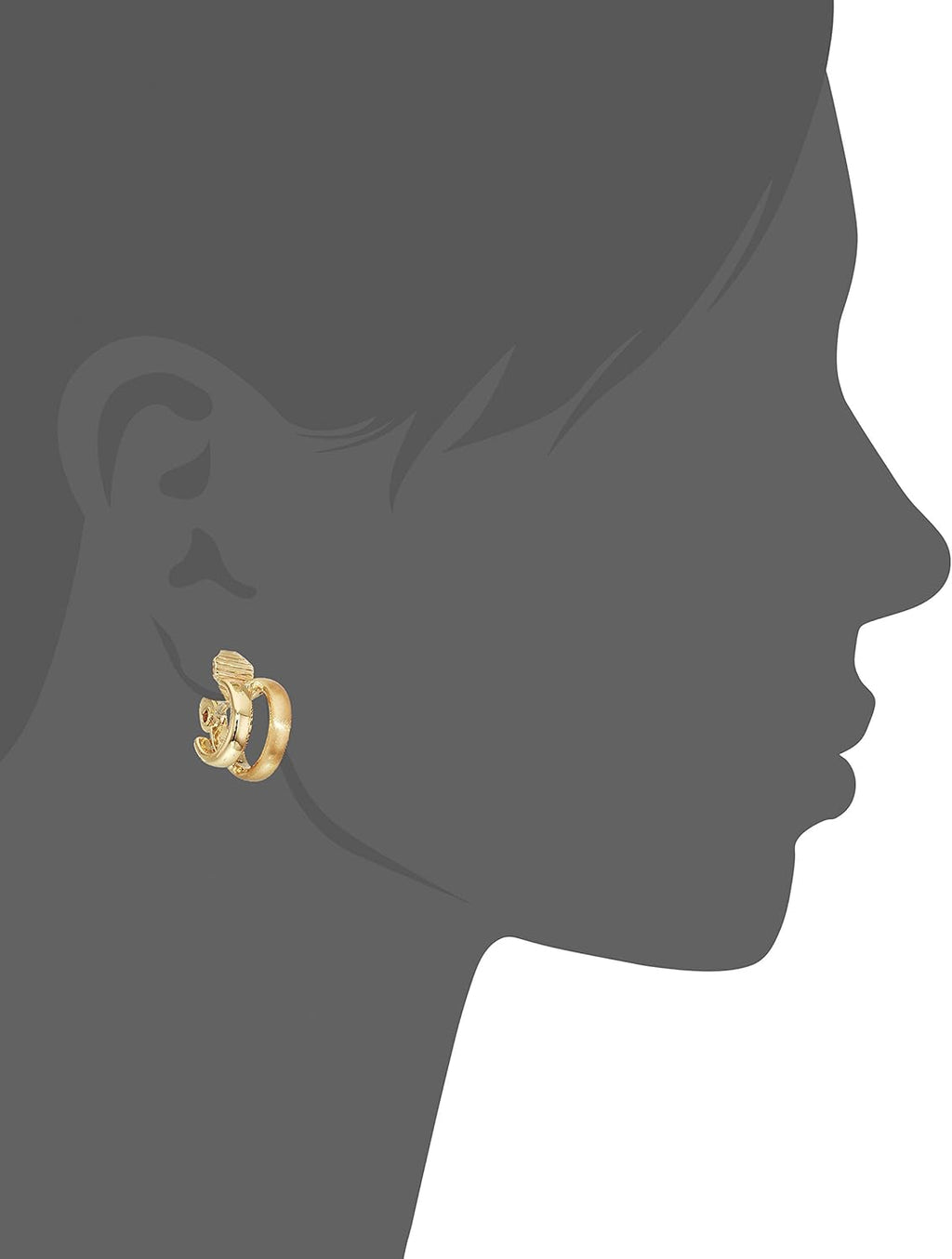 Aethers & Co A3 Anne Klein Clip Hoop Earrings
